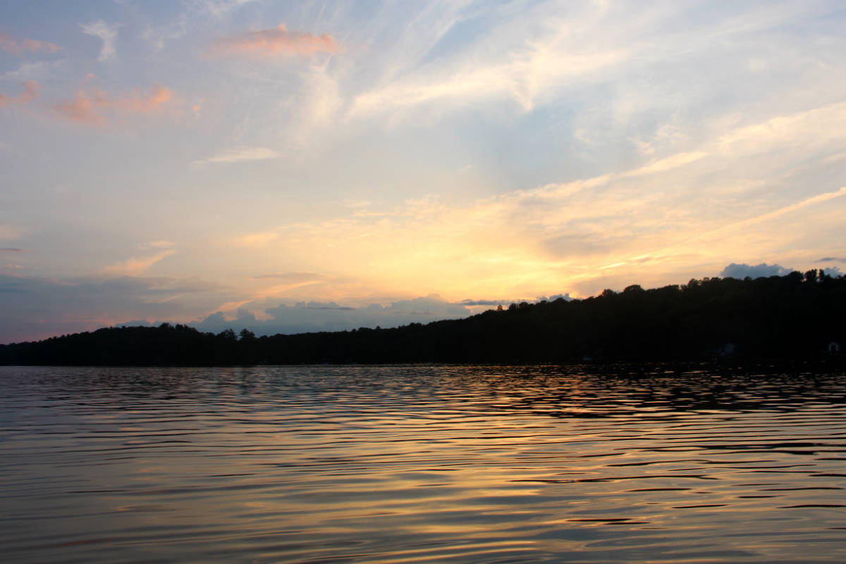 2nd Children "Sunset Scene from the Canoe" by Alexander Hudson